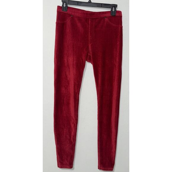 HUE Women M Corduroy Leggings Holiday Comfy Loungewear Athleisure Soft Casual - Picture 1 of 8